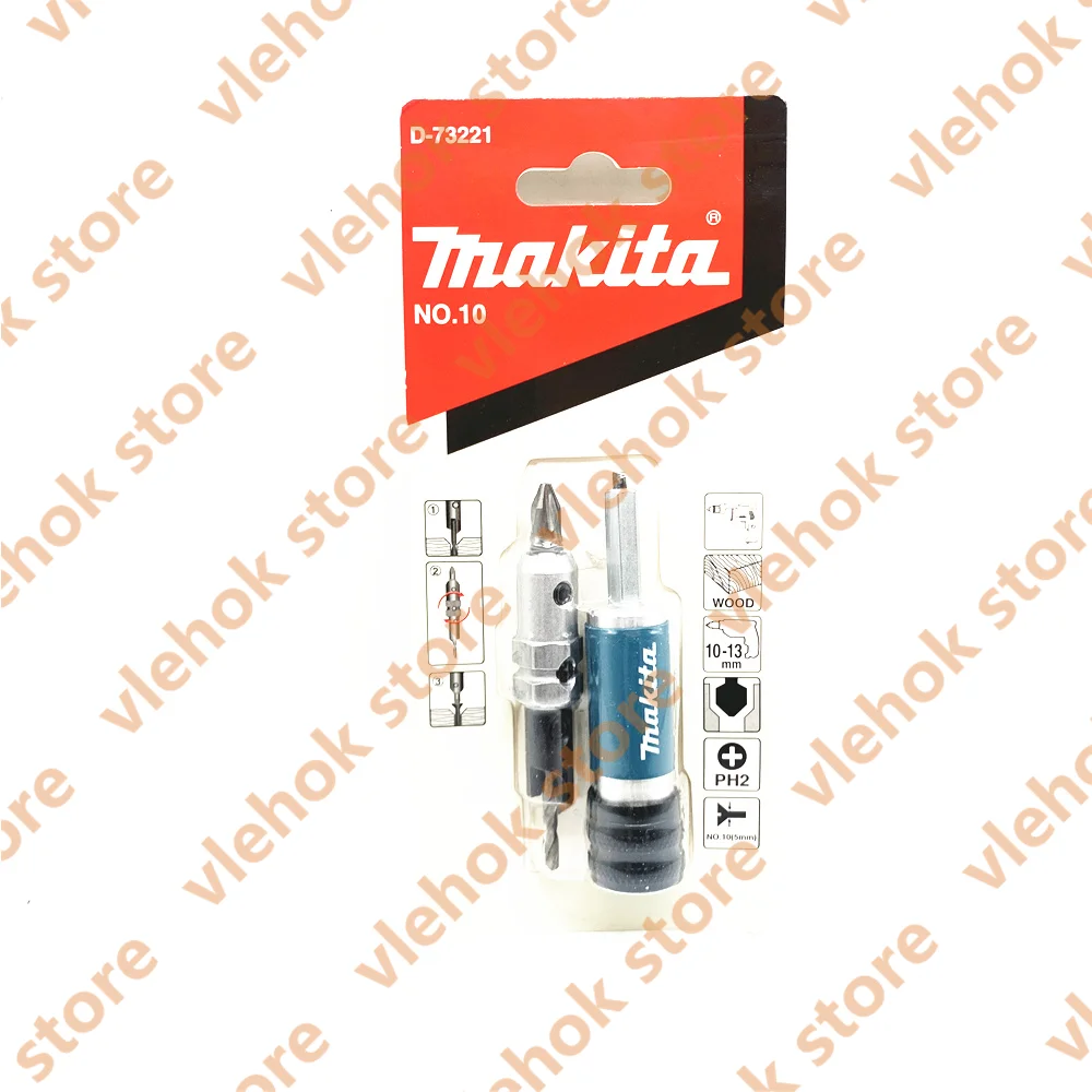 Taladro Makita #6 #8 #10 taladro multifuncional lote de carpintería combinación de taladro avellanador broca D-73209 D-73215 D-73221