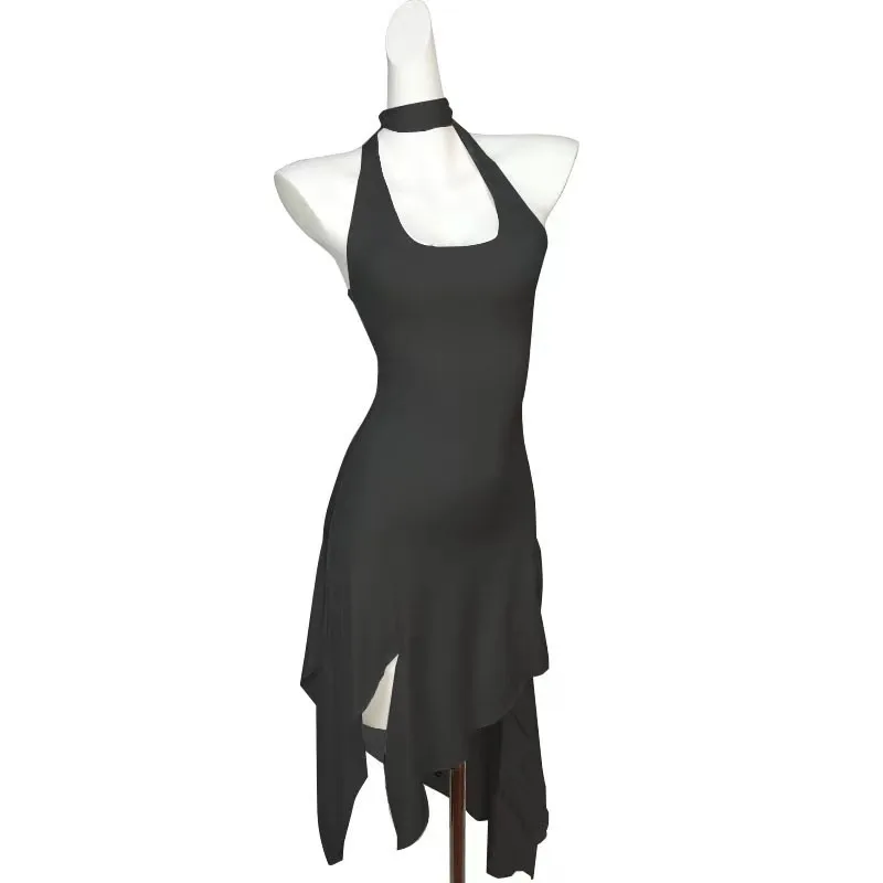 Vintage Dress Y2k Vestidos Dresses 2025 Woman Vestido Hot Girl Style Sexy Leopard Print Irregular Hem Halter Neck Backless Slim