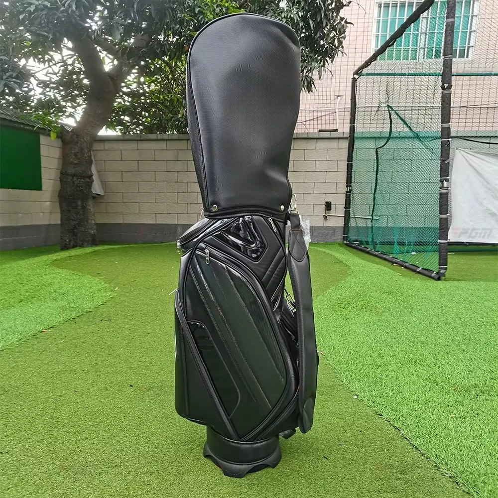 Men's Waterproof PU Large Capacity Employee Golf Bag