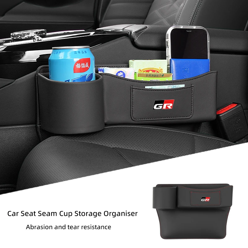 Car Seat Gap Storage Box Car Crevice Storage Box Seats Organizer For Toyota GR Prius Yaris Corolla Auris CHR Land Cruiser RAV4 C