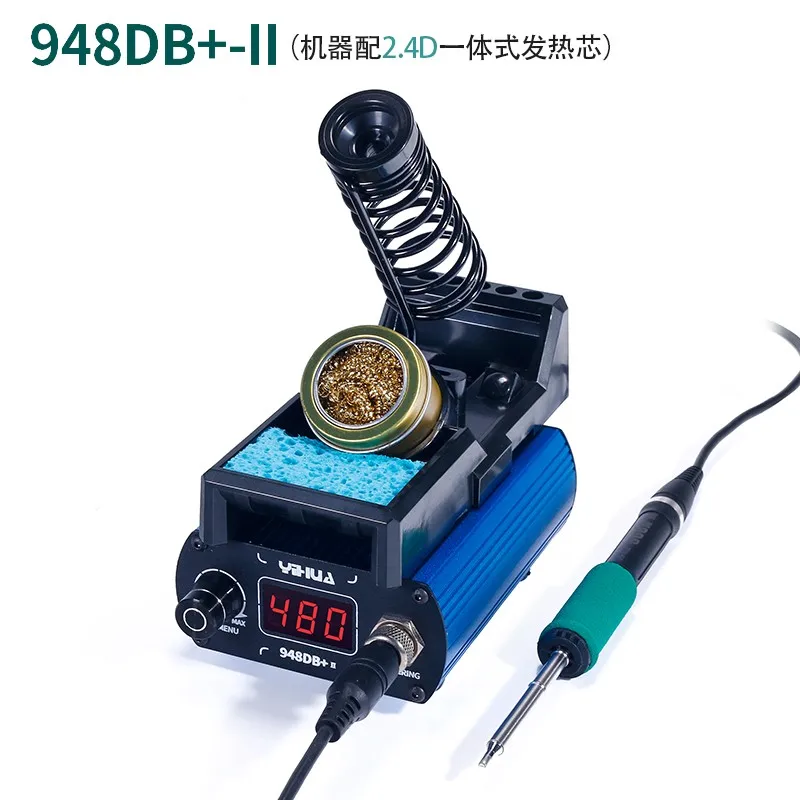 Yihua 948DB+-II Soldering Station 75W 480℃ Quick Heating with T12 Tip Electronic Soldering Iron 110-240V