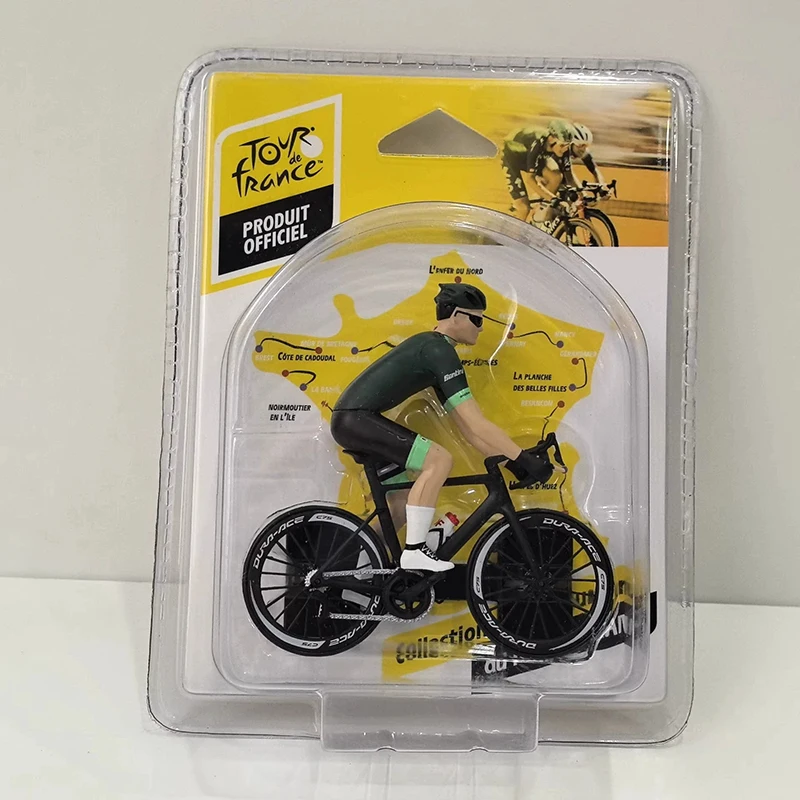 Modèle de vélo à l'échelle 1:18, modèle de simulation en plastique, collection statique, cadeaux décoratifs pour les fêtes