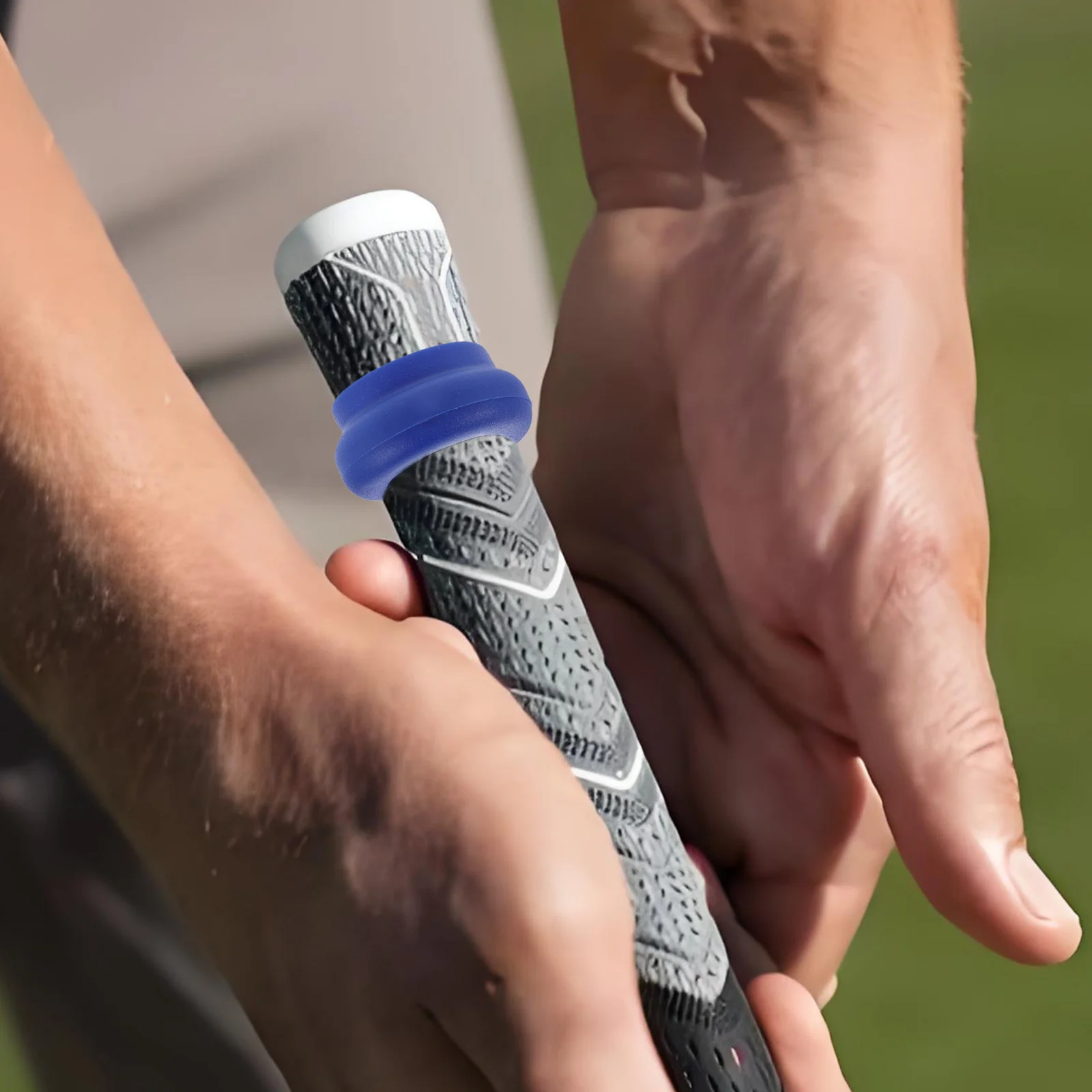 2pcs Club Ferrules Sbr Anti Slip Grip Donuts For Swing Alignment Training Golf Ring Practice Aid Tool Golf Training Equipment