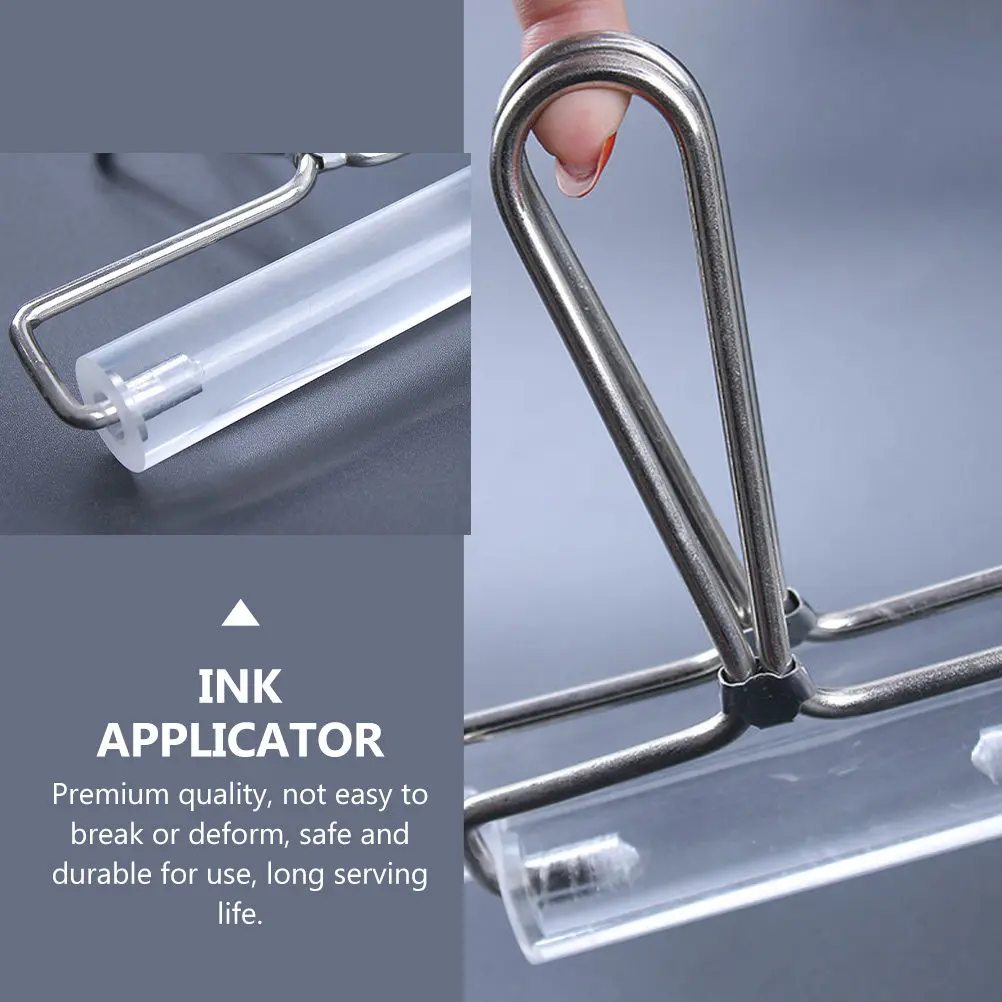 2Pcs Ergonomic Roller Set for Printmaking Painting Stamping Inking Blocks Wallpapers Scrapbooks Professional Craft Use