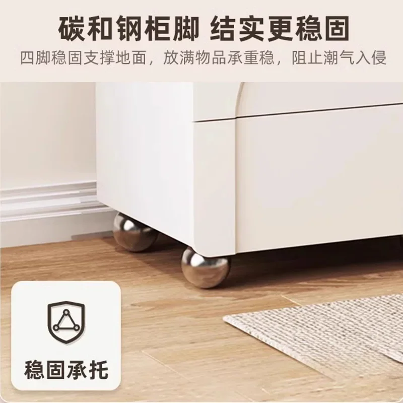 Hot items in the store  simple modern solid wood light luxury high sense Internet celebrity creative bedroom storage small beds