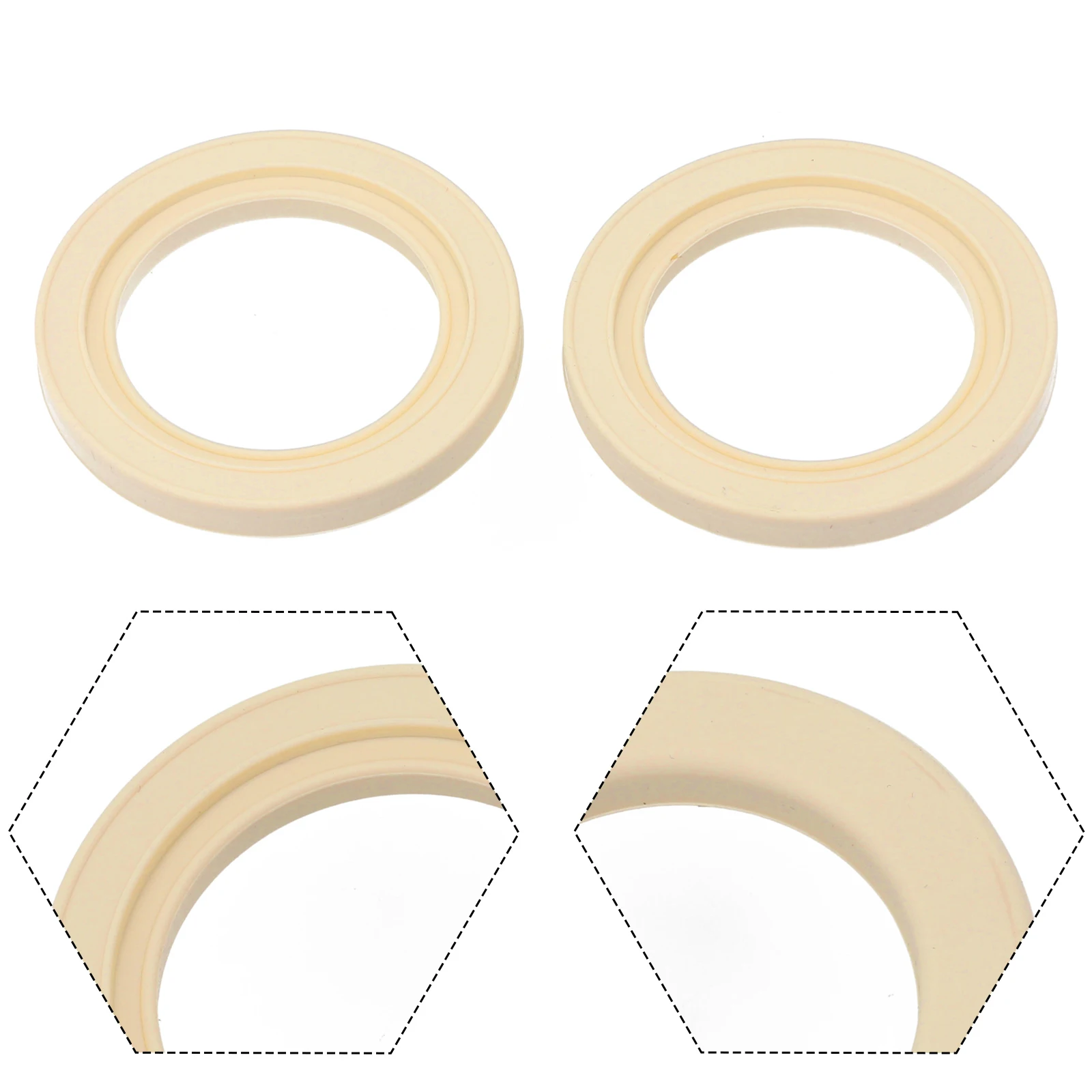 

2pc Silicone Rings Spare Parts For Breville Silicone Group Head Gasket Seal O-Ring 58mm Espresso Coffee Machine Home Coffeeware