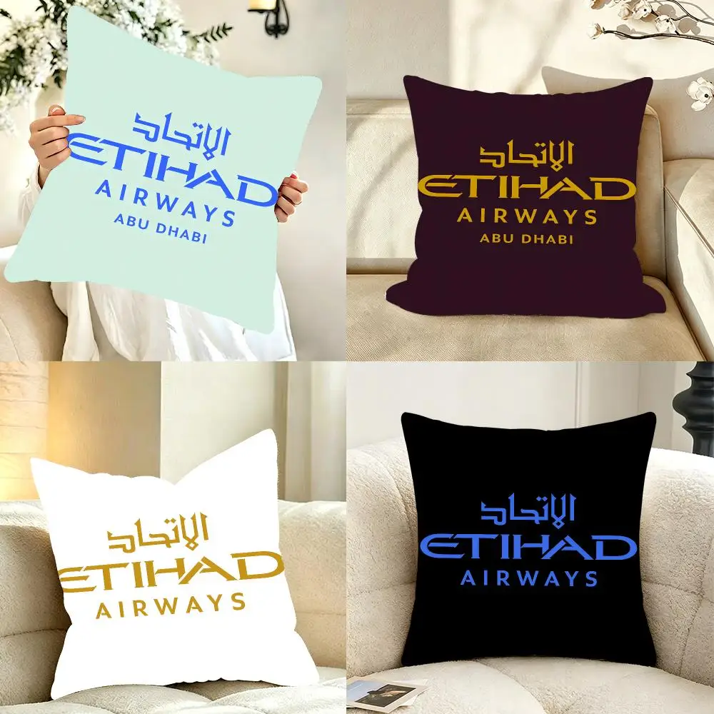Airline Travel Swiss Cushion Cover Bedroom bed reading backrest cushion Festive plush holiday Soft plush throw