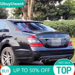 For Benz W221 ROOF Spoiler ABS Material Car Rear Wing Color S300 S350 S400 S550 S600 07-13