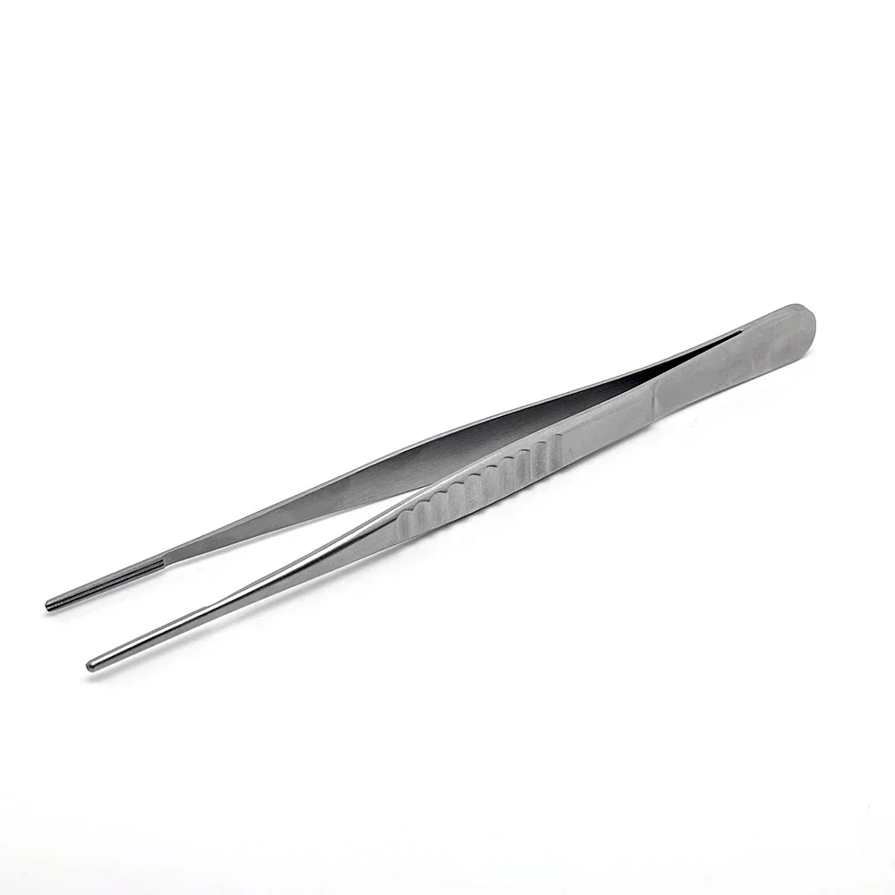Stainless Steel Tweezer Toothed Tweezer Forceps Atraumatic Tissue Forceps Vascular Procedures Tweezers Tools