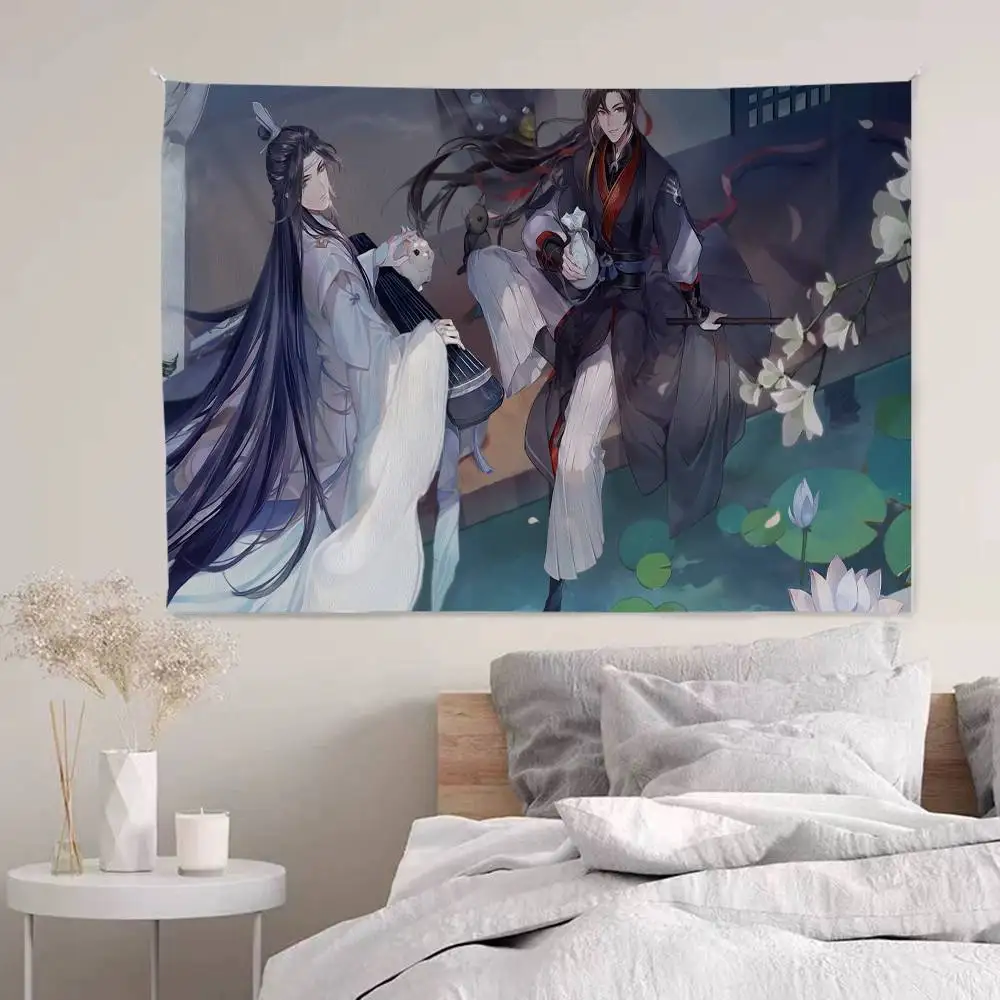 Anime Mo Dao Zu Shi Cartoon Tapestry Wall Hanging Decoration Household Home Decor
