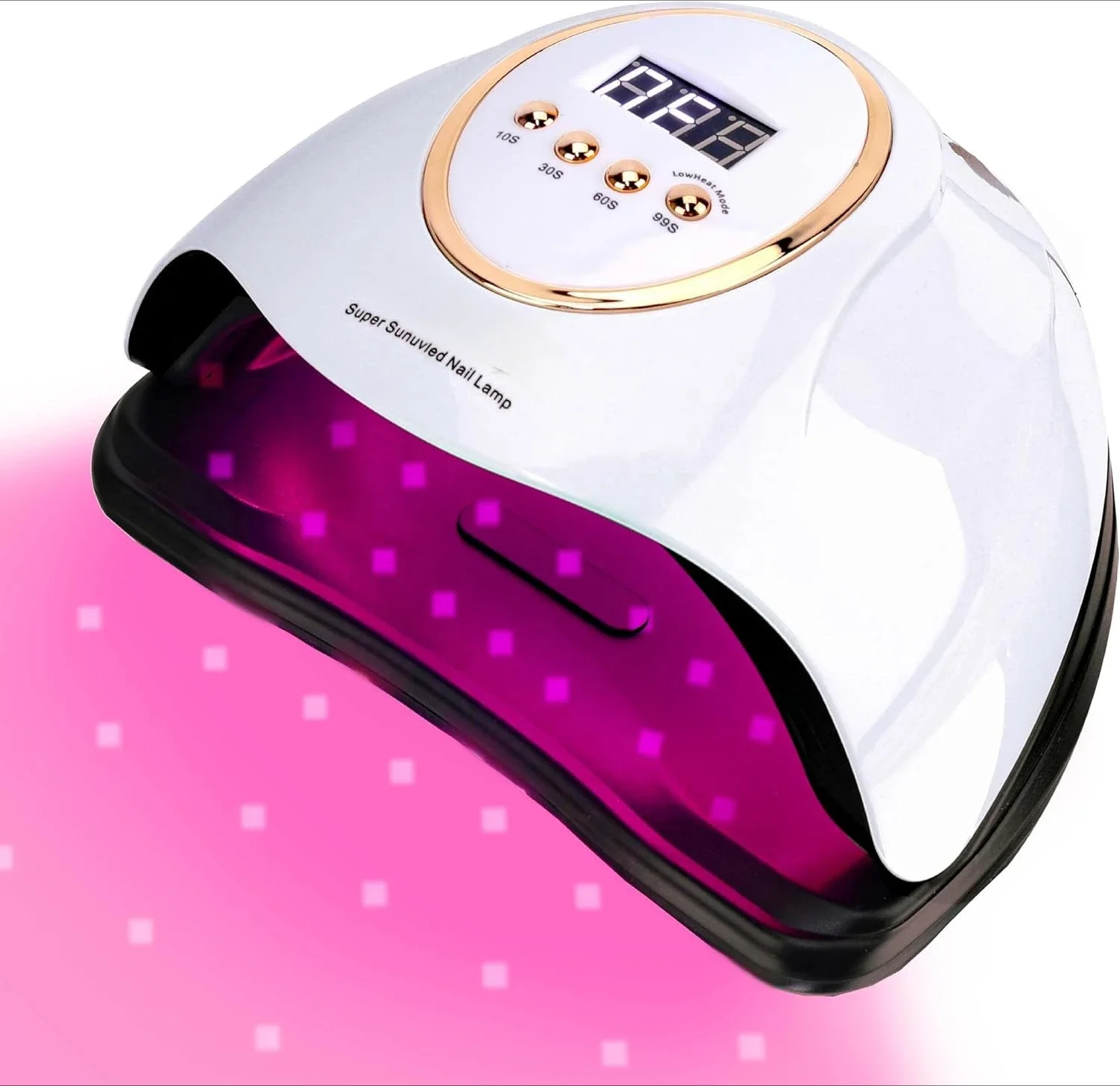 

66 Lamp Beads Professional 180W Red Light Curing Gel Nail Art Tools Salons Table Manicure Machine Sun Uv Nail Dryer