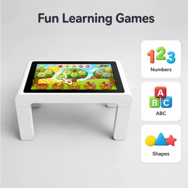 32 43 55 Inch Children Reading Interactive Touch Table For Library Book Corner Story Room Project Supplier