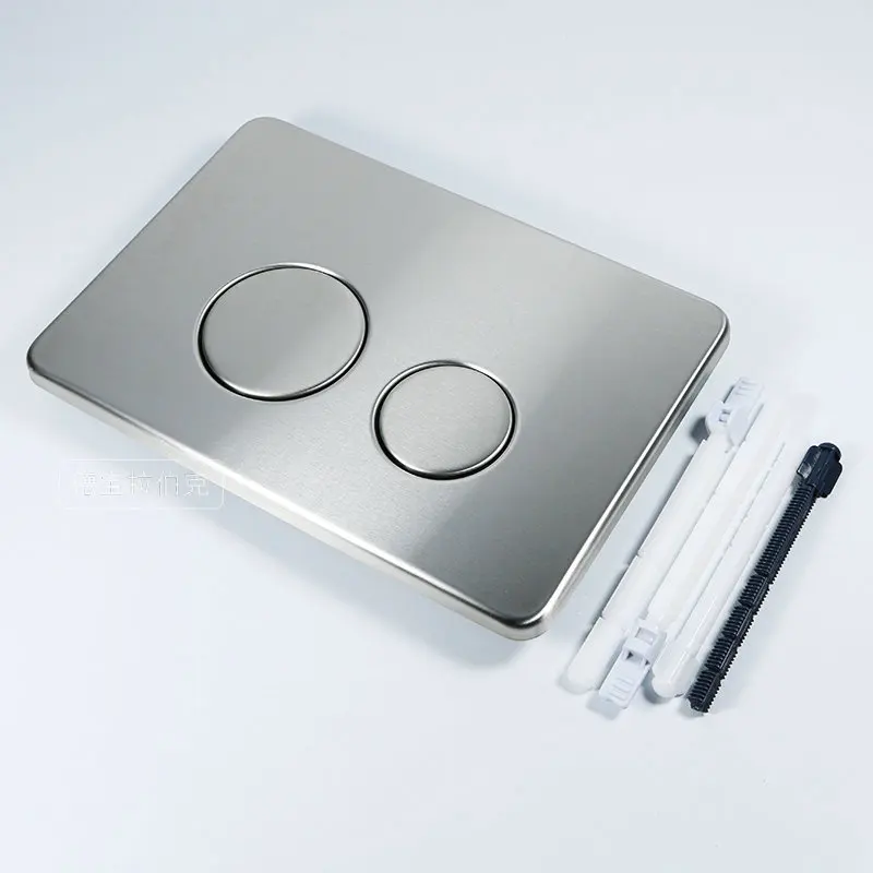 304-stainless-steel-brushed-round-panel-hidden-wall-mounted-toilet-water-outlet-metal-double-button