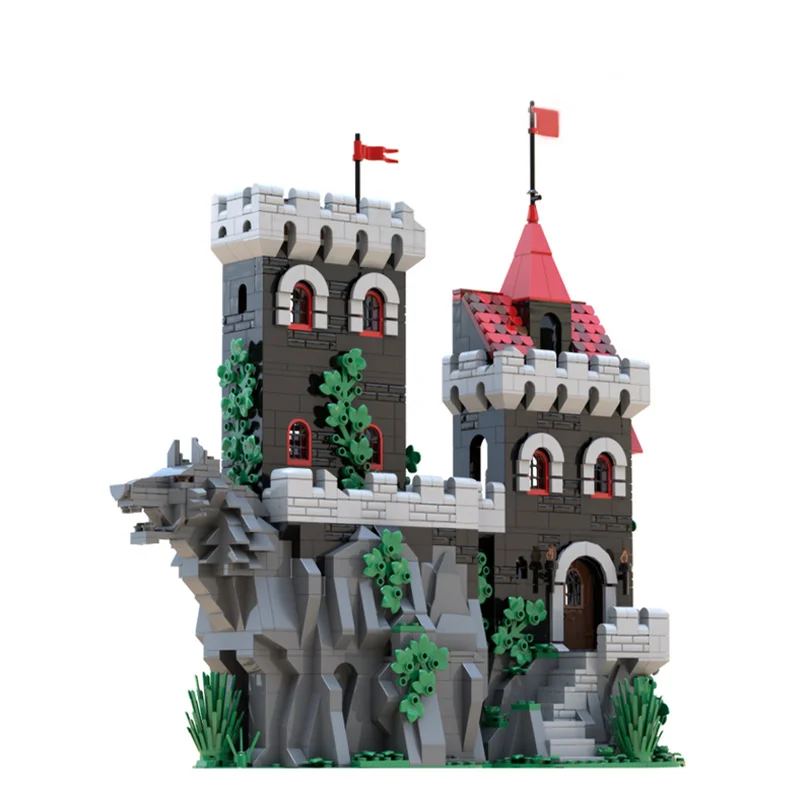 

1402pcs MOC Howling Rock Landscape Building Blocks DIY Miniature Nature Diorama Model, Creative Assembly for Fans and Builders