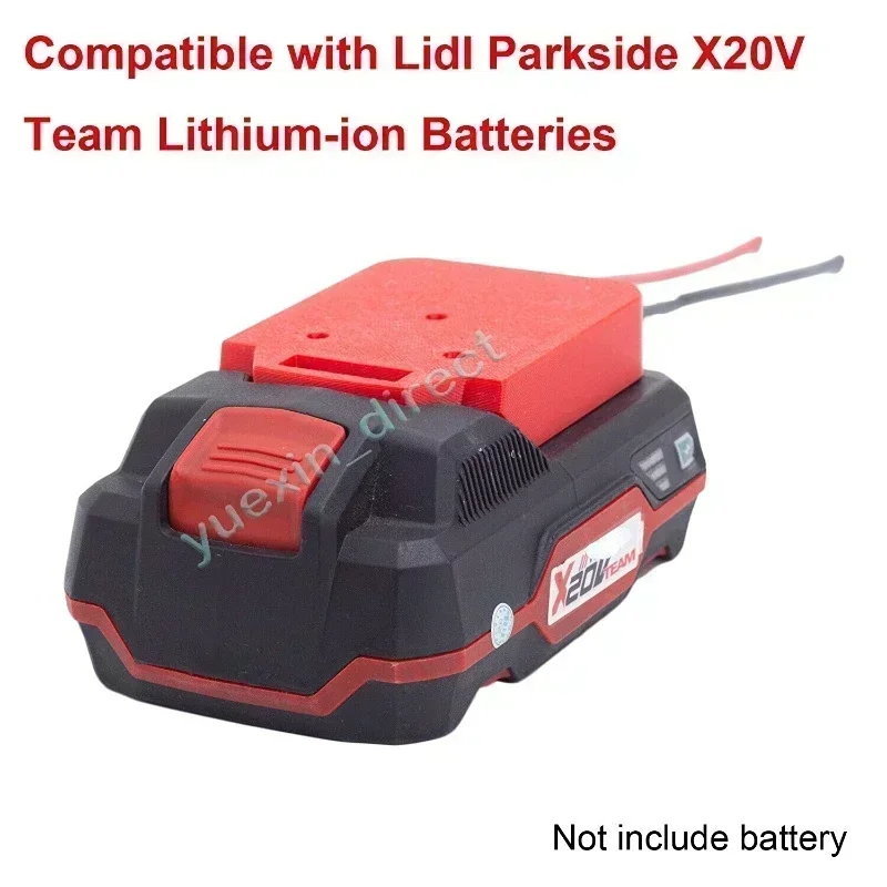 Battery DIY Adapter for Lidl Parkside X20V Team Lithium-ion Battery 14AWG Wires