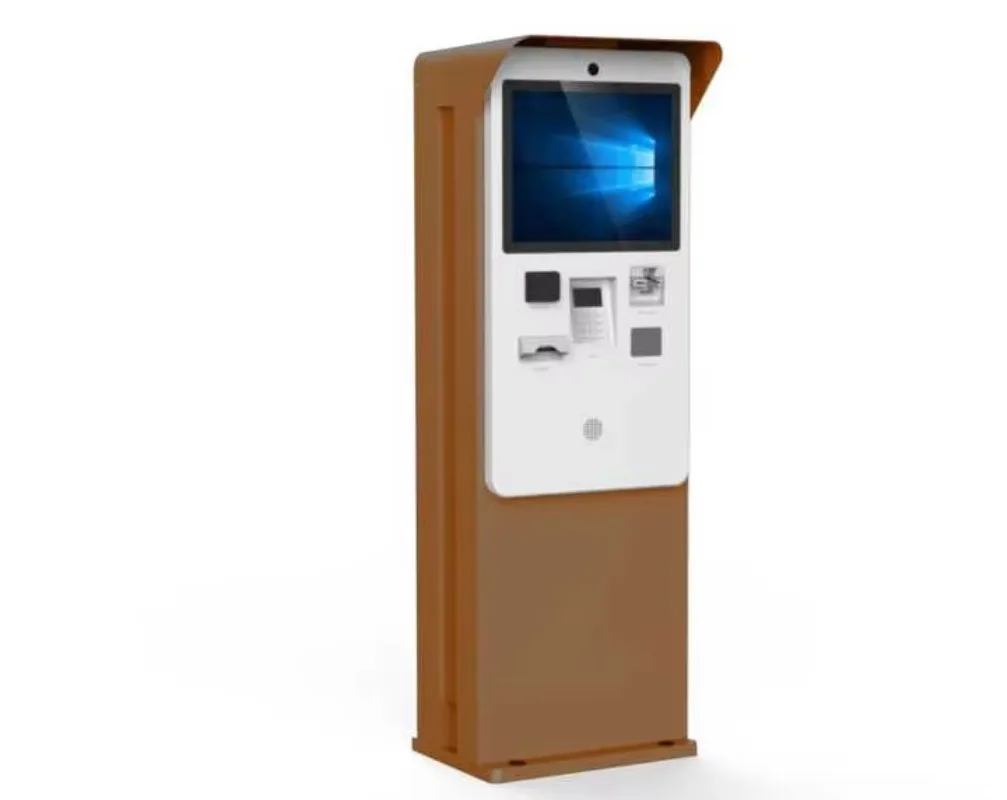 

【specialized】ITK Outdoor Self Service Money Change Machine Car Parking Payment Kiosk Coin Cash Bill Recycling Parking Payment Te