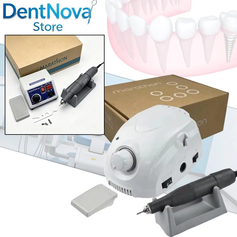 

Dental Lab Brushless Micromotor Marathon III 35000 RPM High Torque w/ H37L1 Handpiece