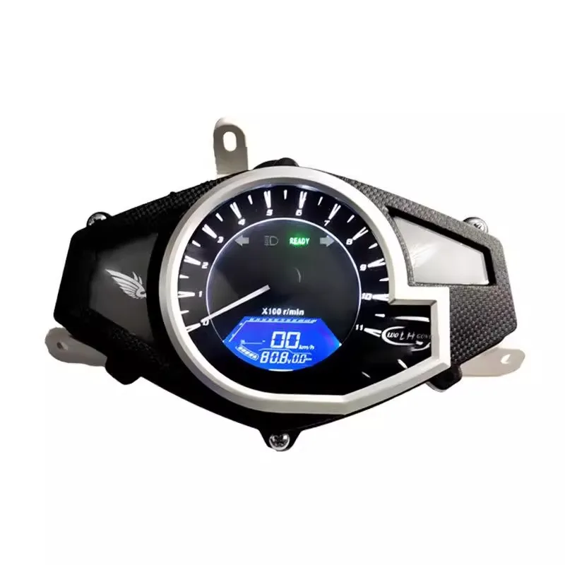 Pointer instrument 48V-120V wide pressure LCD instrument odometer One-line through Hall instrument Mechanical meter New