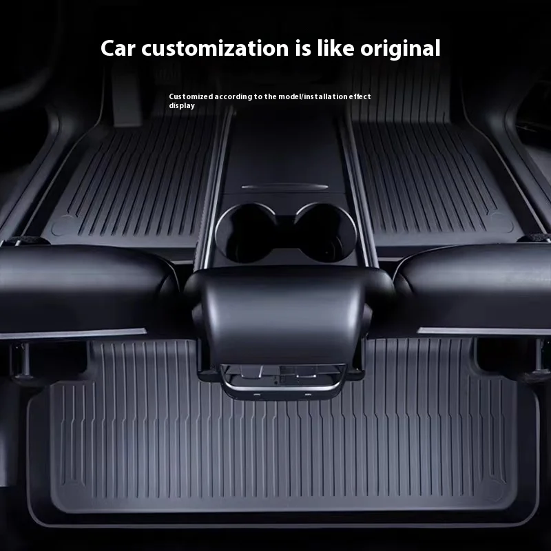 

For Tesla Floor Mats Model 3 Y 2021-2023 Car Four Seasons Waterproof Non-slip Floor Mat NEW TPE Special Car Accessories