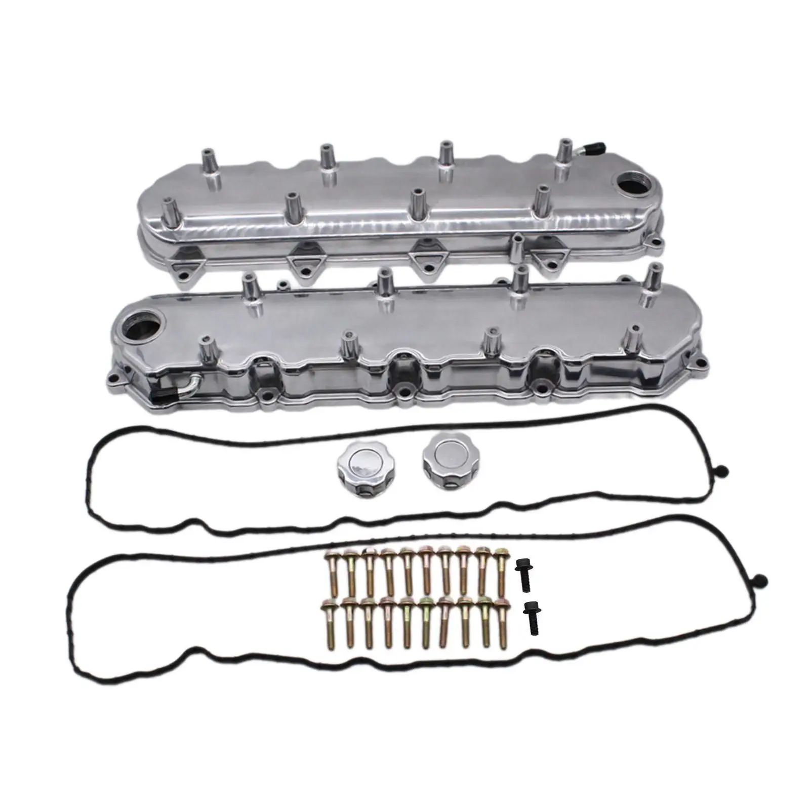 2x Valve Covers Practical High Performance Convenient Easy to Use Wear Resistant Auto Parts Replace for GM LT Gen V LT1 LT4