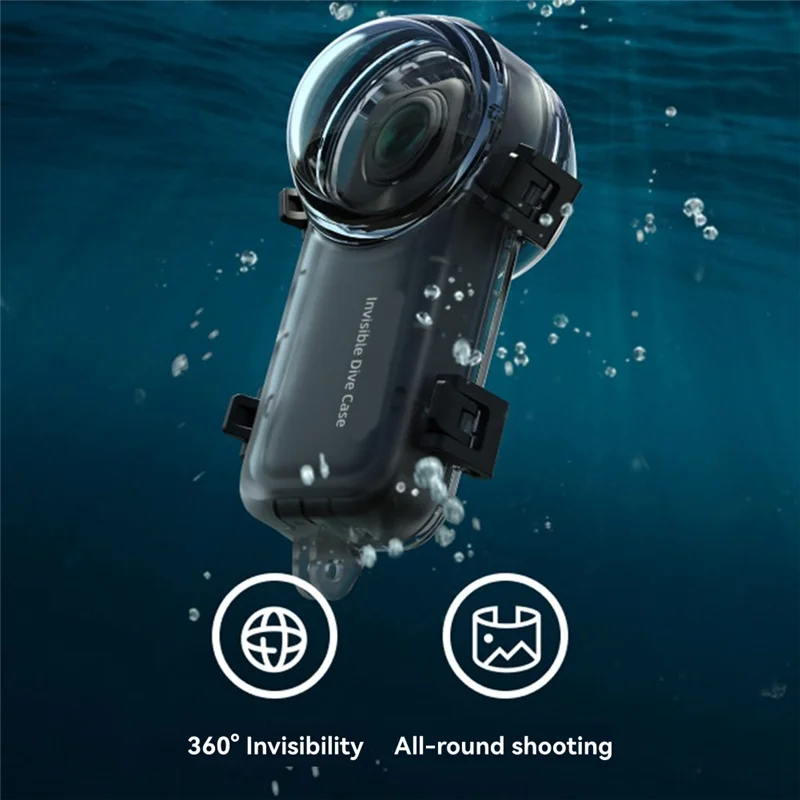

A29F-Underwater 50M Waterproof Housing Cover For Insta 360 X4 Diving Case Invisible Shell Accessories