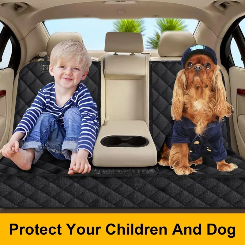 Dog Car Seat Cover Waterproof Pet Travel Dog Carrier Hammock Car Rear Back Seat Protector Mat Safety Carrier For Dogs