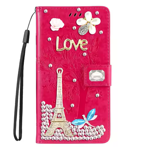 Wallet Card Holder Case For Samsung Galaxy S23 Ultra S22 S21 Note 20 S23 FE Flip Protective Covers A15 A14 A13 A53 A73 Handmade