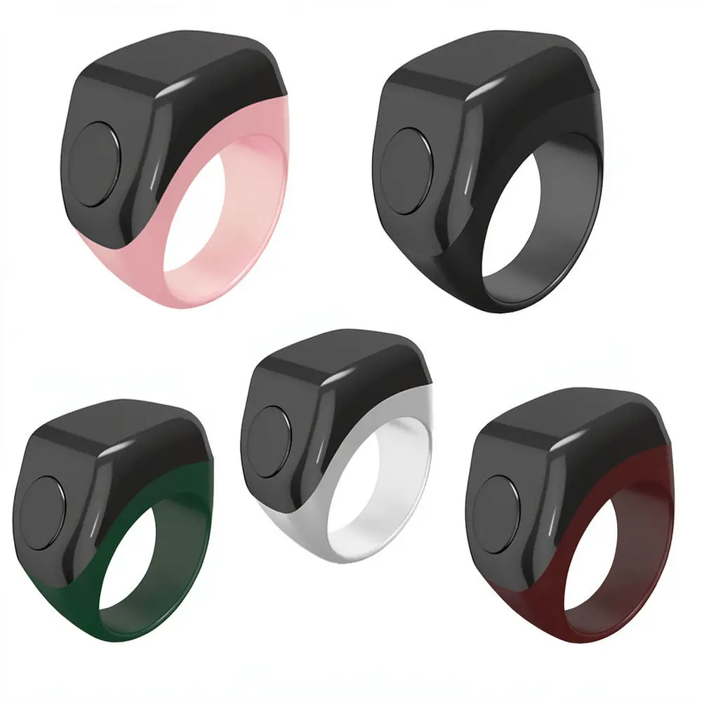 New Bluetooth Smart Counting Ring Waterproof Fitness Tracker Heart Rate Pedometer Wearable Device For Android Ios Universal Use