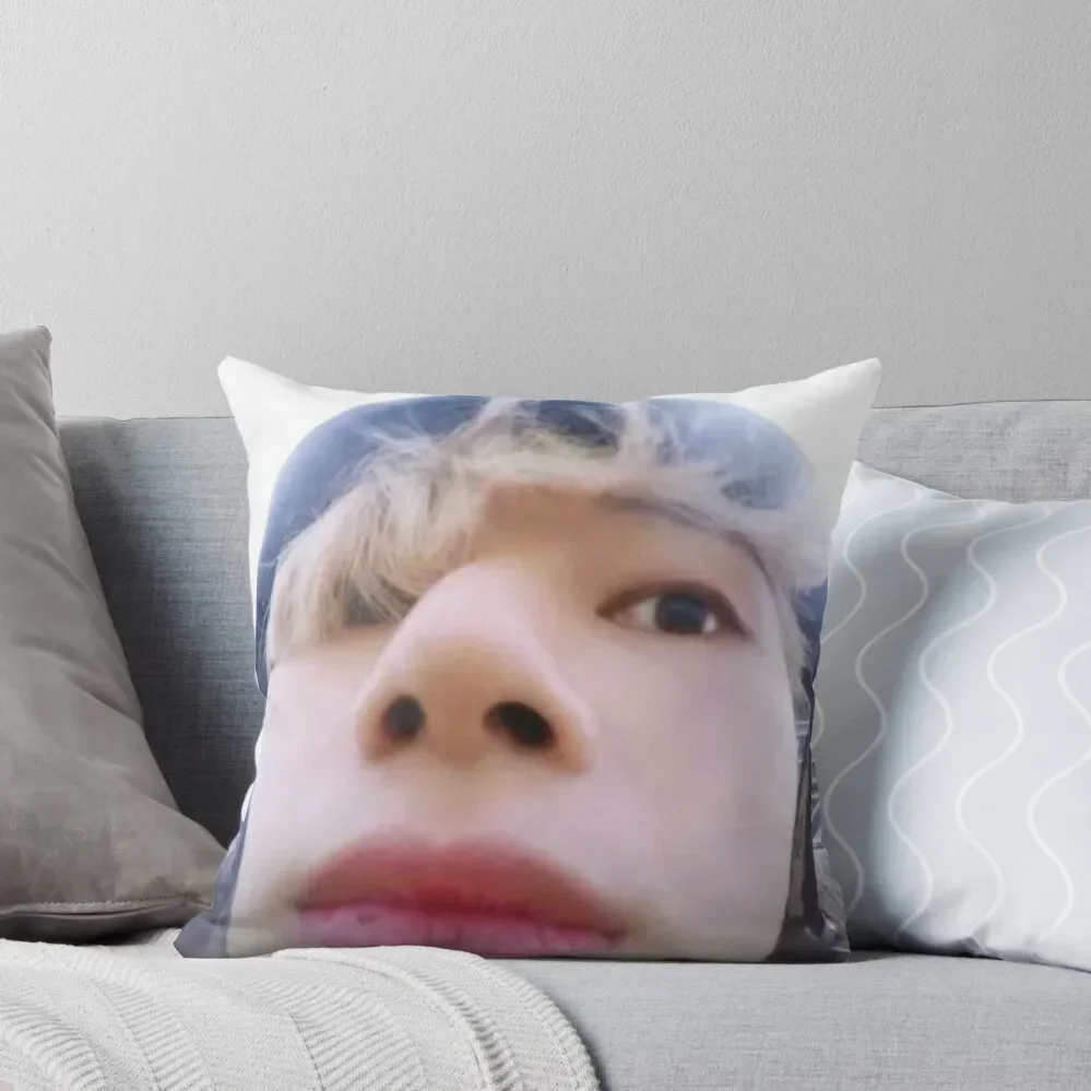 

Wooyoung Ateez Funny Meme Throw Pillow Cushions For Children Sofa Covers Throw Pillow Covers pillow