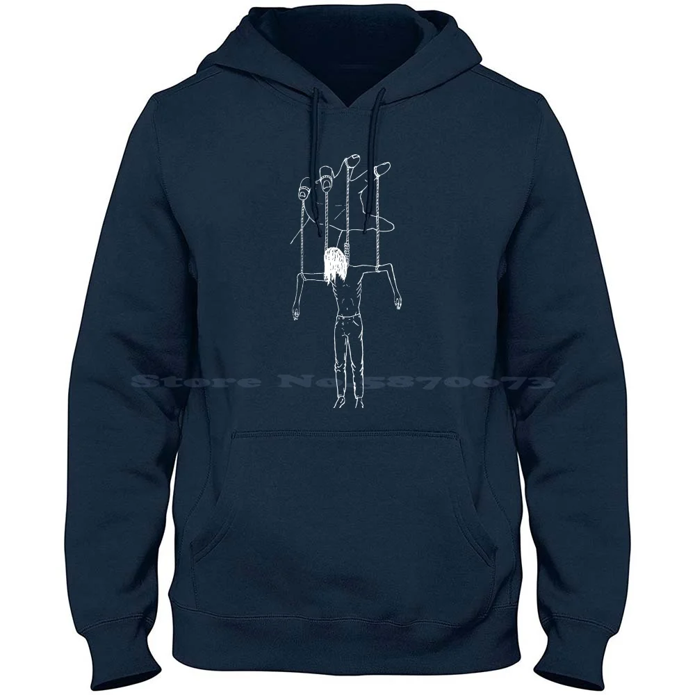 Control-White 100% Pure Cotton Hoodie Tshirt Control Death Dark Grim Reaper Execution Horror Rap Hiphop Pouya Music God King