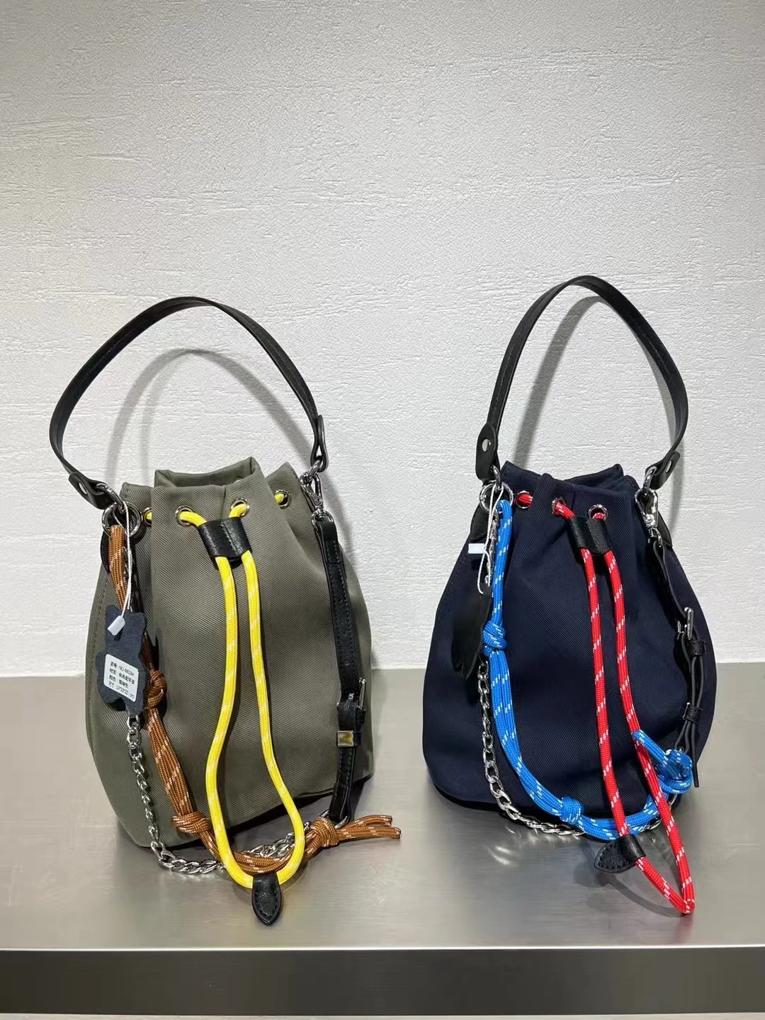 

Faionable Buet Bag Women's Handbag 2025 New Sle Contrast Color Canvas Leather Crossbody Bag Trendy Handbag oulder Bag