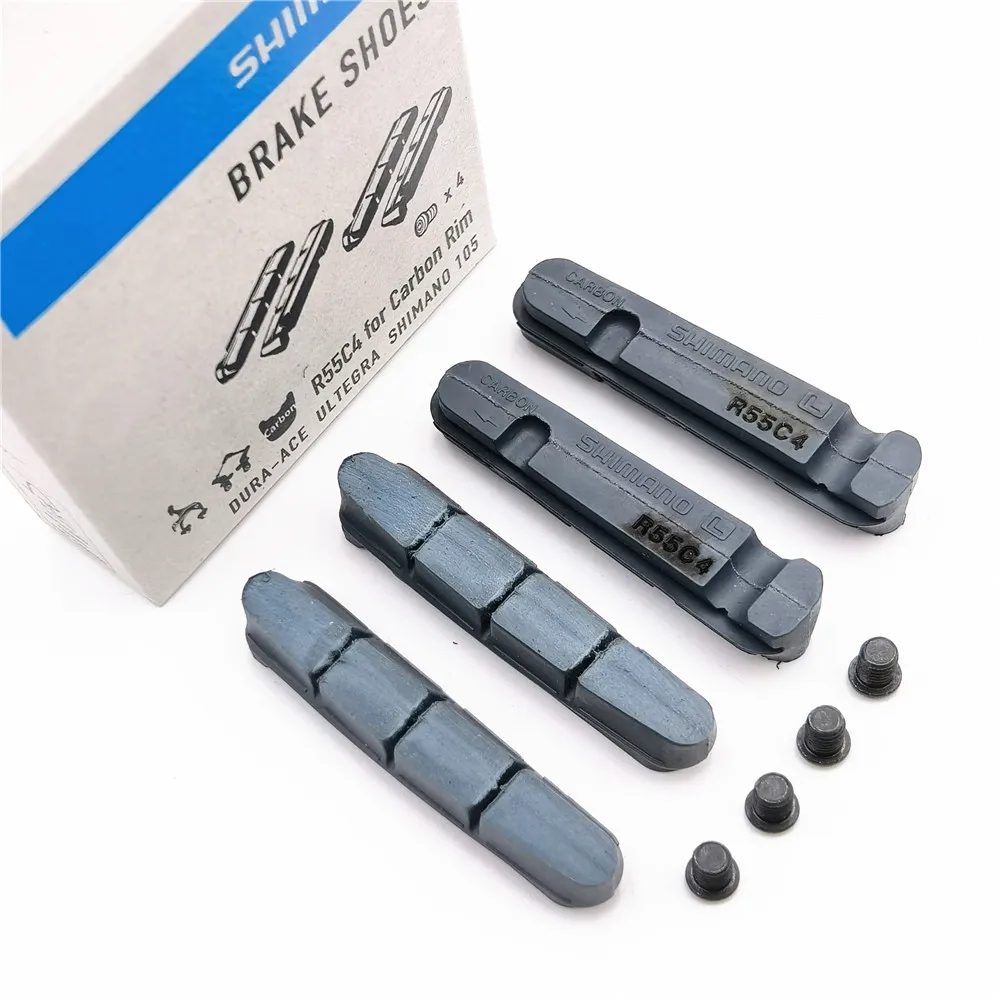 SHIMANO R55C4 Road Bike Brake Shoes For Aluminium Alloy&Carbon Rims Dura-Ace/Ultegra/105