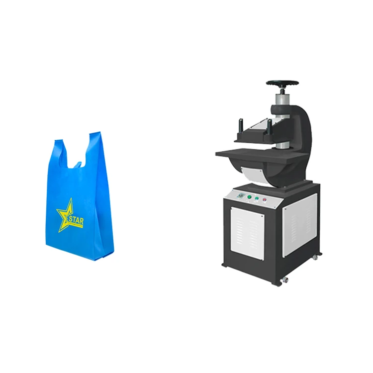 

Good Manual Price Semi Automatic Hydraulic Punching Machine For Bag Mouth Cutting