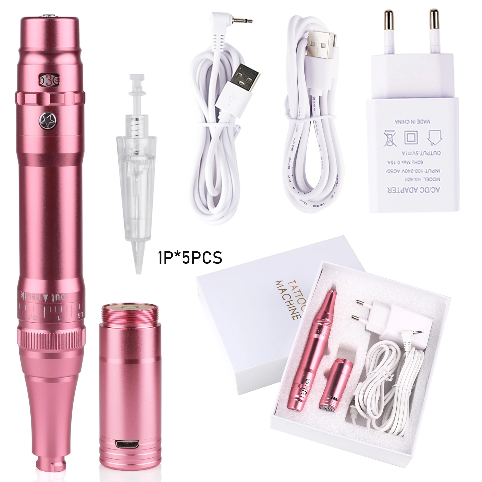 

Professional Micropigmentation Eyebrow Tattoo Machine with Battery Microblading Pen Wireles Electric Permanent Makeup Machine Ki