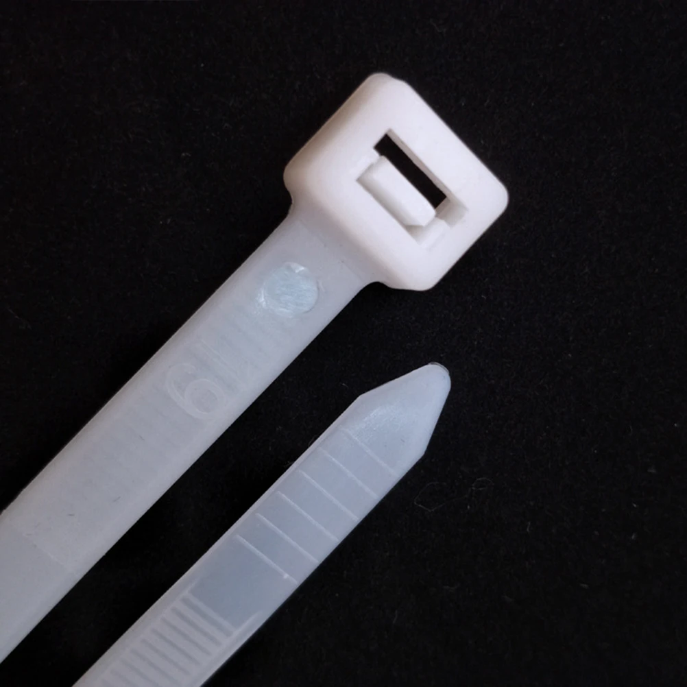 

1000pcs Nylon Cable Tie Durable Self-locking Zipper Loop Strong Weather Resistant Indoor Outdoor Flexible Material Secure Wires