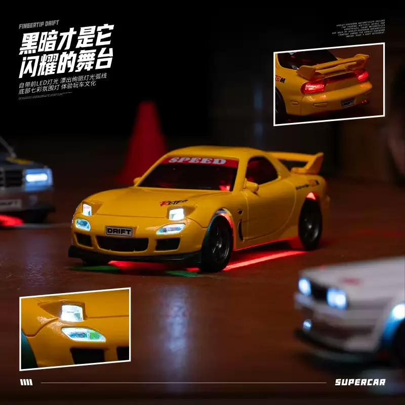 Qnm Mini RC Drift Car M3 Rennwagen Modell Fernbedienung Tischdekoration Sammlerspielzeug für Kinder Geburtstagsgeschenk