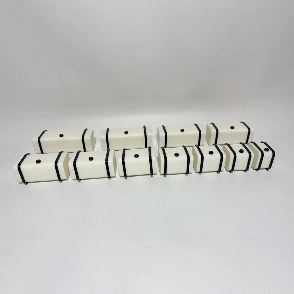 Decoración de tanque de combustible de plástico simulado para camión Tamiya RC SCANIA 1/14 770S VOLVO 750 mercedes-benz ACTROS 3363 piezas de coche MAN