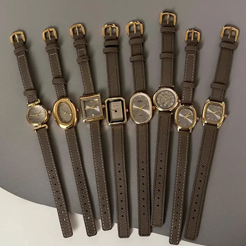 Роскошные женские часы с римскими цифрами Reloj, винтажные простые овальные часы, женские наручные часы Orologio из нержавеющей стали, золотые, серебряные