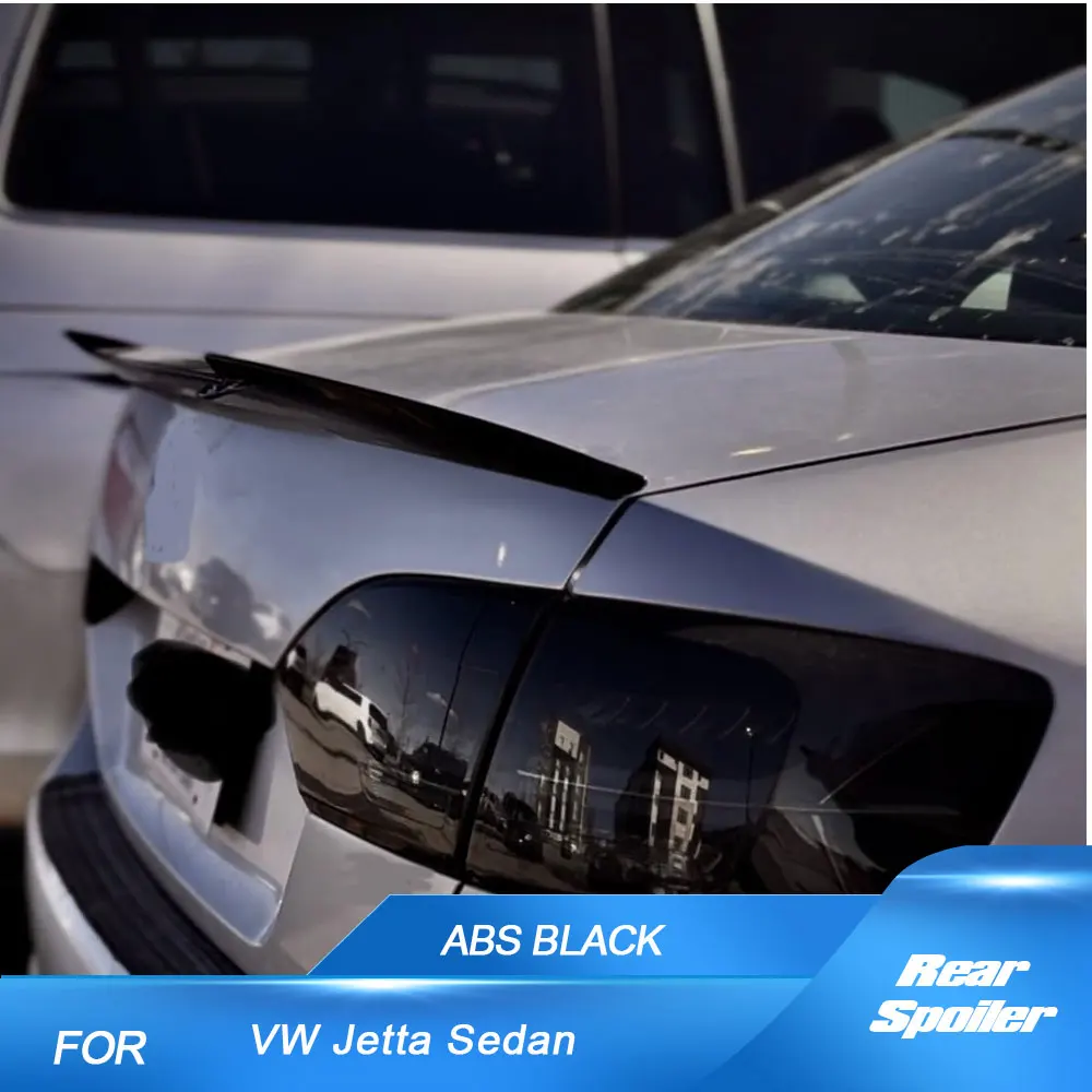 

Глянцевый черный задний спойлер багажника из АБС-пластика для Volkswagen VW Jetta Sedan 2011-2018, задняя крышка багажника автомобиля, спойлер Highkick, крыло, губа