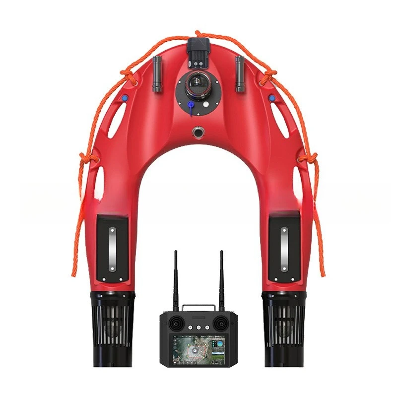 Remote intelligent remote control lifebuoy water rescue robot boat maritime search and rescue
