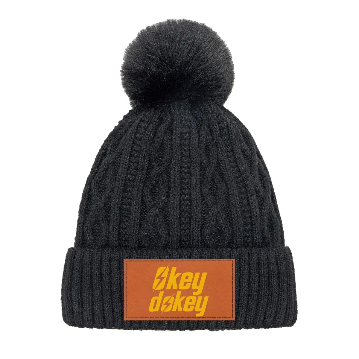 

Причудливая забавная теплая шапка с помпоном Key Duck Shines для домашней и уличной повседневной носки