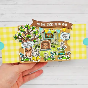 Krmítko pro ptáky na zahradu, doplněk k oslavě setkání/promoci, razítko a vyřezávací šablony, lesní knihovna, vyřezávací šablona pro kutily, výrobu 10 nejlepší prodej razítka a matrice - №1