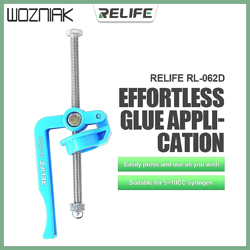 Manual Glue Gun with Extruder & Push Rod, 5-10cc Solder Paste Booster for Welding Oil Needle Barrel Propulsion