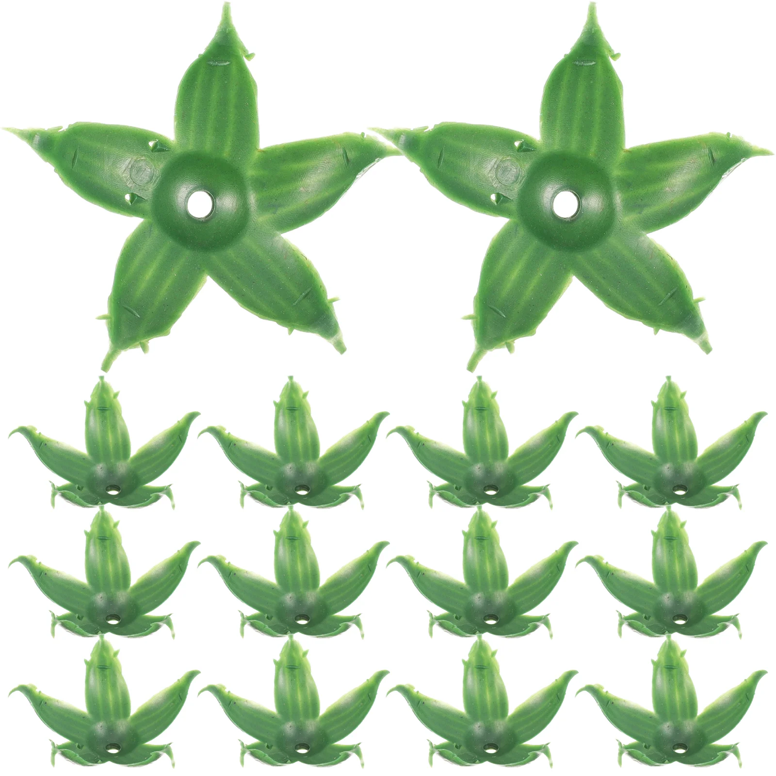 120 Pcs DIY Flower Torus Materials Greenery Decor Sepals Receptacle Supplies Floral Garland Supply The Flowers Simulated