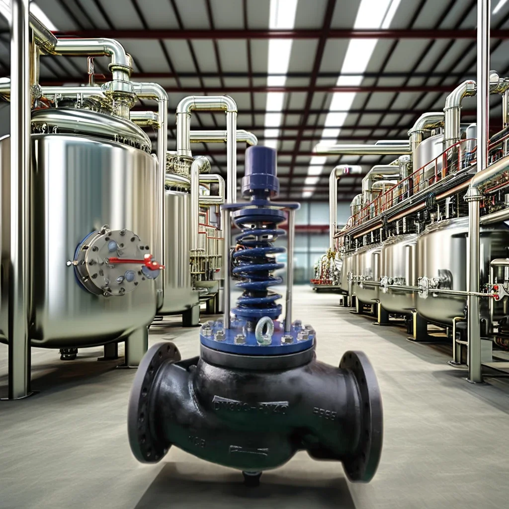 Válvula reguladora de manguito de presión autooperatoria de presión