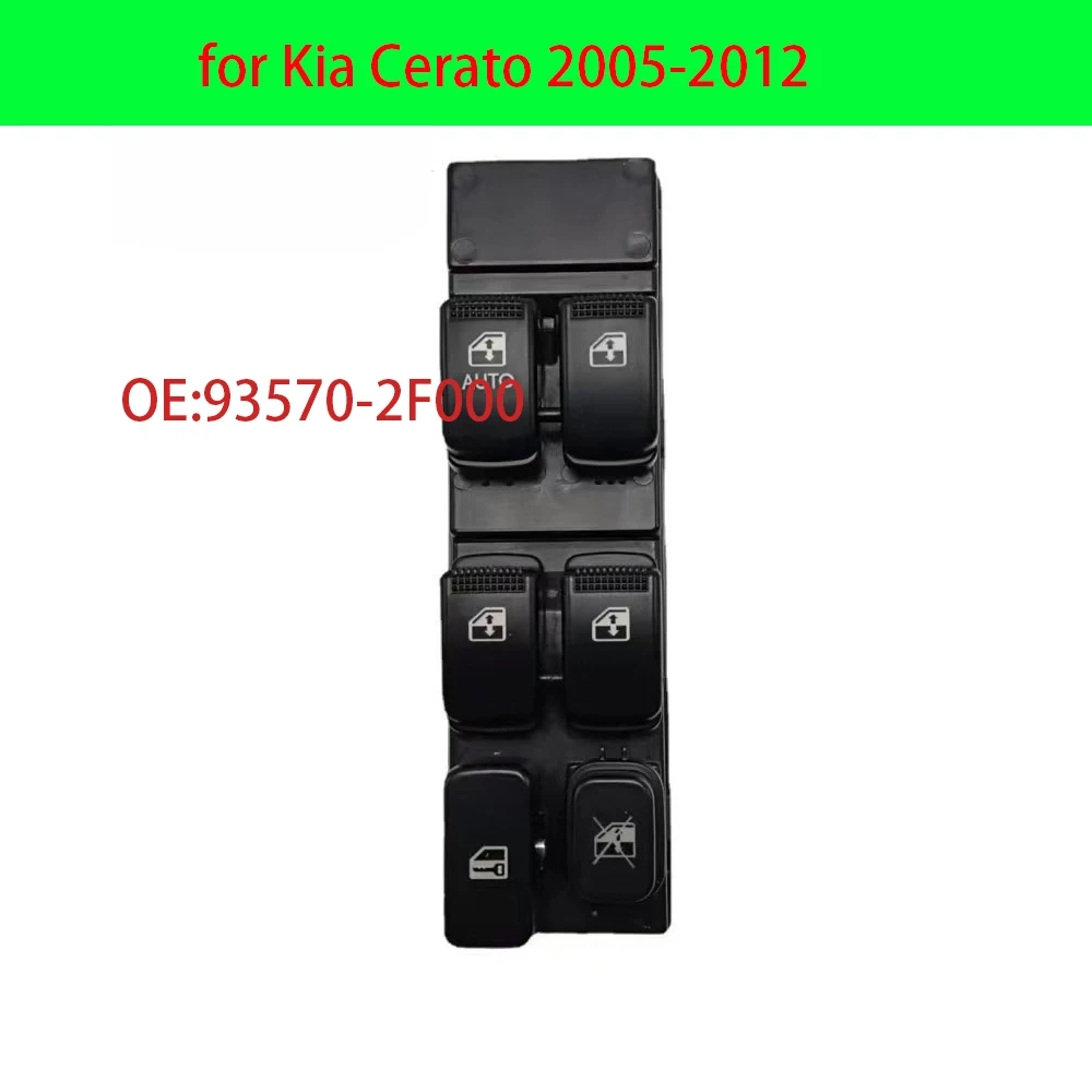 93570-3D121  93570-2F000  for Kia Cerato left front window power window regulator switch 2005-2012