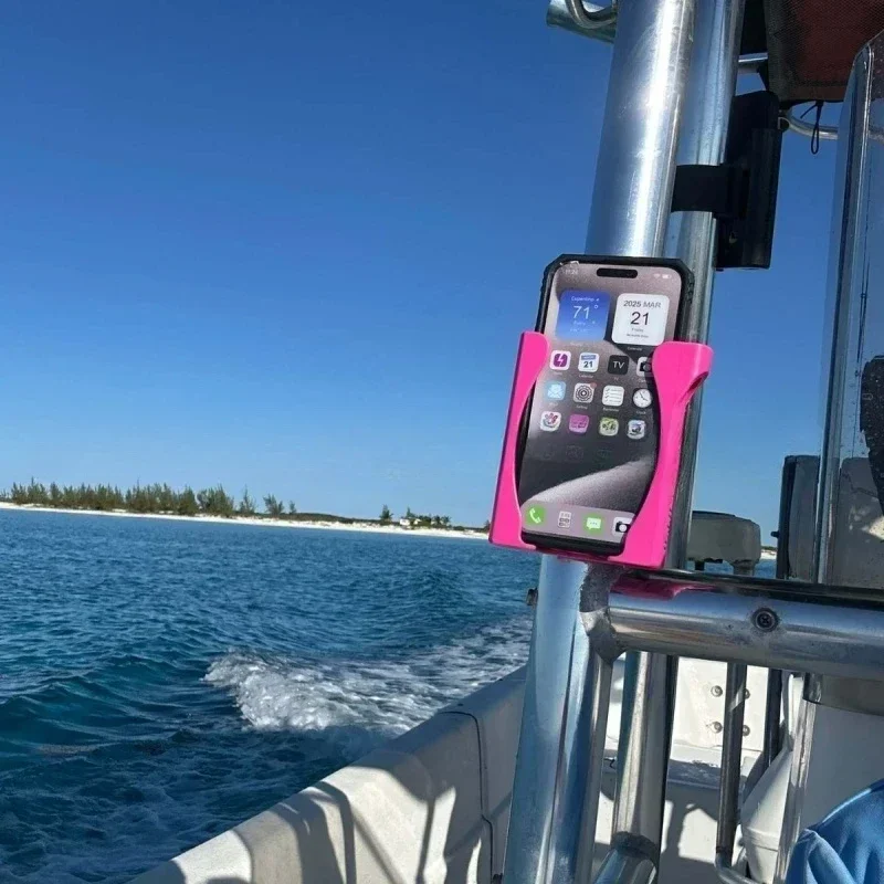 2026 New Boat Phone Holder Practical Portable Boat Mobile Phone Holder Universal Compatibility Mobile Phone Mount