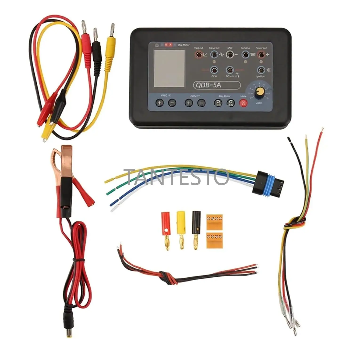 

5A Drive Oscilloscope Multimeter Stepper Motor Ignition Coil PWM Signal Drive Tester,Valves Test Repair Tool