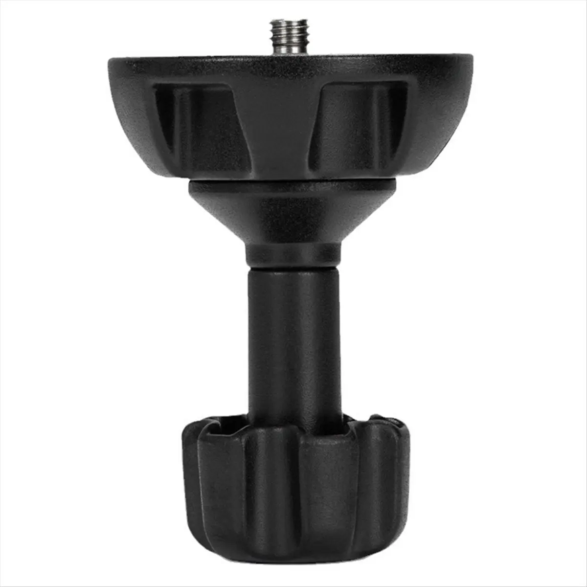 A72Z 75mm Half Ball Flat to Bowl Adapter with 1/4in and 3/8in Screws for Fluid Head Tripod DSLR Rig Camera Tripod Tripod Bowl