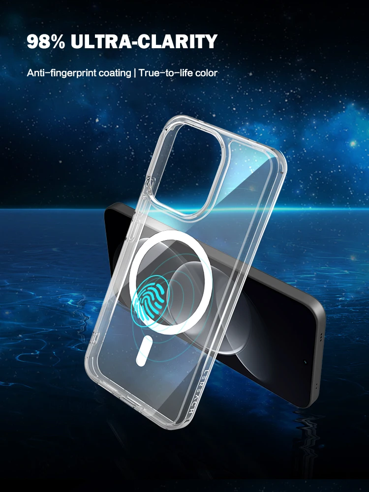 Für Redmi Note 17 Pro 5G Hülle Magnetische Hartabdeckung TPU+PC Klare Sturzsichere Handyhülle Für Redmi Note 17 Pro – Detail 7